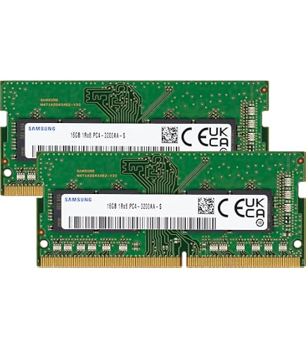 Samsung 16GB DDR4 3200MHz SODIMM PC4-25600 CL22 2Rx8 1.2V 260-Pin